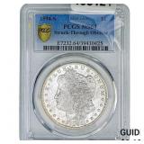 1894-S Morgan Silver Dollar PCGS MS64 Mint Error