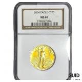 2004 1/2oz Gold Eagle $25 NGC MS69