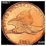 1858/7 Flying Eagle Cent GEM BU