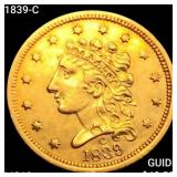 1839-C $2.50 Gold Quarter Eagle UNCIRCULATED
