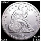1850-O Seated Liberty Dollar CHOICE AU