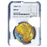 1880-S Morgan Silver Dollar NGC MS67