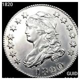 1820 Capped Bust Quarter UNCIRCULATED