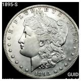 1895-S Morgan Silver Dollar CHOICE AU