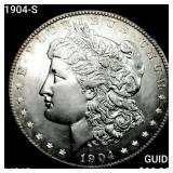 1904-S Morgan Silver Dollar CHOICE BU