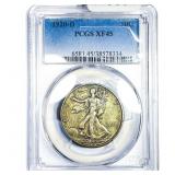 1920-D Walking Liberty Half Dollar PCGS XF45