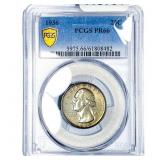 1936 Washington Silver Quarter PCGS PR66
