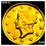 1849-D Rare Gold Dollar UNCIRCULATED