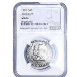1937 Antietam Half Dollar NGC MS66