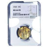 1920 Standing Liberty Quarter NGC MS66 FH