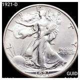 1921-D Walking Liberty Half Dollar UNCIRCULATED