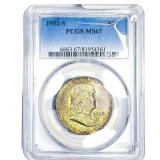 1952-S Franklin Half Dollar PCGS MS67