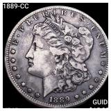 1889-CC Morgan Silver Dollar ABOUT UNCIRCULATED