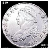 1819 Capped Bust Half Dollar HIGH GRADE
