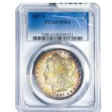 1887-S Morgan Silver Dollar PCGS MS63