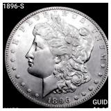 1896-S Morgan Silver Dollar CHOICE AU