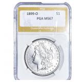 1899-O Morgan Silver Dollar PGA MS67
