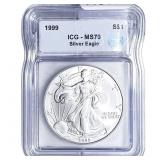 1999 Silver Eagle ICG MS70