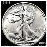 1919-S Walking Liberty Half Dollar HIGH GRADE+