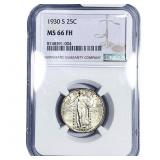 1930-S Standing Liberty Quarter NGC MS66 FH