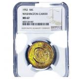 1952 Washington Carver Half Dollar NGC MS67