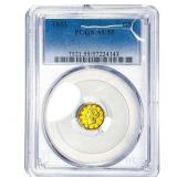 1853 Rare Gold Dollar PCGS AU55