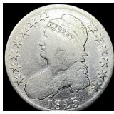 1825 Capped Bust Half Dollar NICELY  CIRCULATED