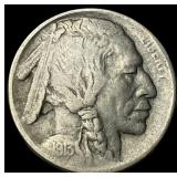 1913-S Type 1 Buffalo Nickel NEARLY  UNCIRCULATED