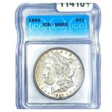 1893 Morgan Silver Dollar ICG MS63