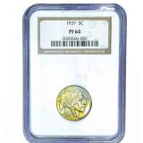 1937 Buffalo Nickel NGC PF64