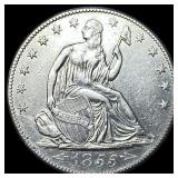 1855-O Arrows Silver Half Dollar CLOSELY  UNCIRCU