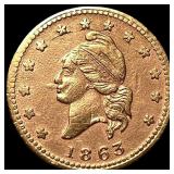 1863 Civil War Token - Army & Navy HIGH GRADE