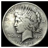 1921 Silver Peace Dollar LIGHTLY CIRCULATED