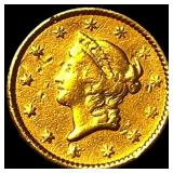 1852 Gold $1 Liberty Head CLOSELY UNCIRCULATED