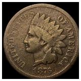 1876 Indian Head Cent NICELY CIRCULATED