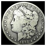 1892-S Silver Morgan Dollar LIGHTLY CIRCULATED