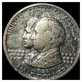 1921 Silver Half Dollar Alabama Centennial LIGHTLY