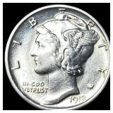1918-D Silver Mercury Dime UNCIRCULATED