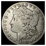 1883-CC Silver Morgan Dollar NEARLY  UNCIRCULATED