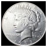 1935 Silver Peace Dollar CLOSELY UNCIRCULATED