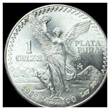 1983 Mexico Silver 1 Onza Libertad SUPERB GEM BU