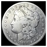 1890-CC Silver Morgan Dollar LIGHTLY CIRCULATED