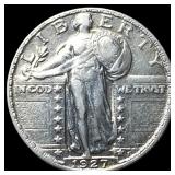 1927 Standing Liberty Silver Quarter CLOSELY  UNC