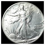 1941 Silver Walking Liberty Half Dollar  CLOSELY