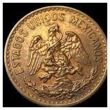 1920 Mexico Bronze 2 Centavos CLOSELY  UNCIRCULAT