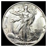 1937-S Silver Walking Liberty Half Dollar  CHOICE