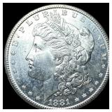 1881-S Silver Morgan Dollar CHOICE BU