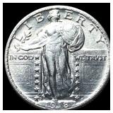 1918-D Standing Liberty Quarter UNCIRCULATED