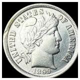 1899 Barber Dime CLOSELY UNCIRCULATED