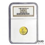 1998 1/10oz Gold American Eagle $5 NGC MS70